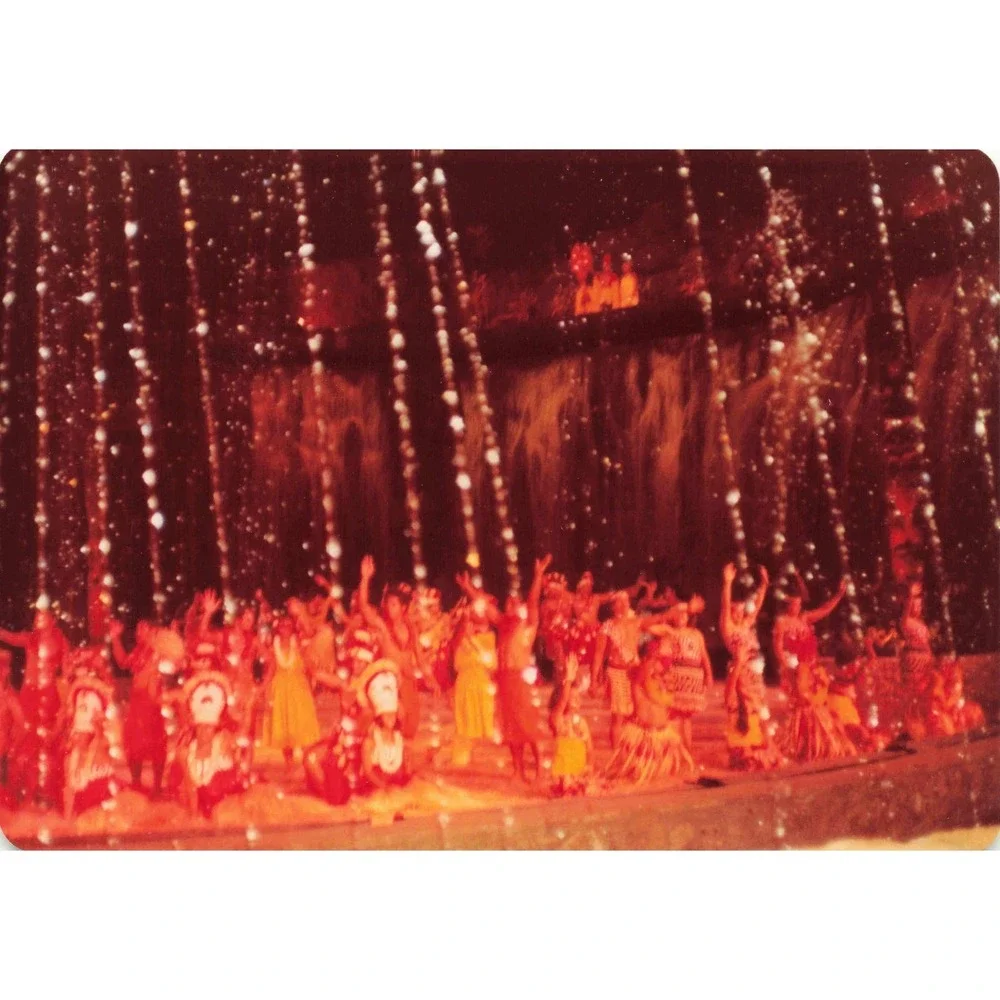 Vintage Polynesian Cultural Center Hawaii Night Dance Photos Lot of 3 - Picture 2 of 3